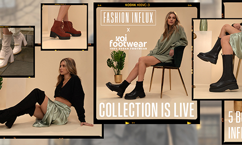 Koi Footwear collaborates with Fashion Influx